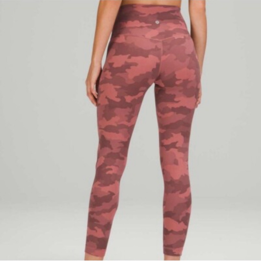 Lululemon Athletica Pink Camouflage Leggings